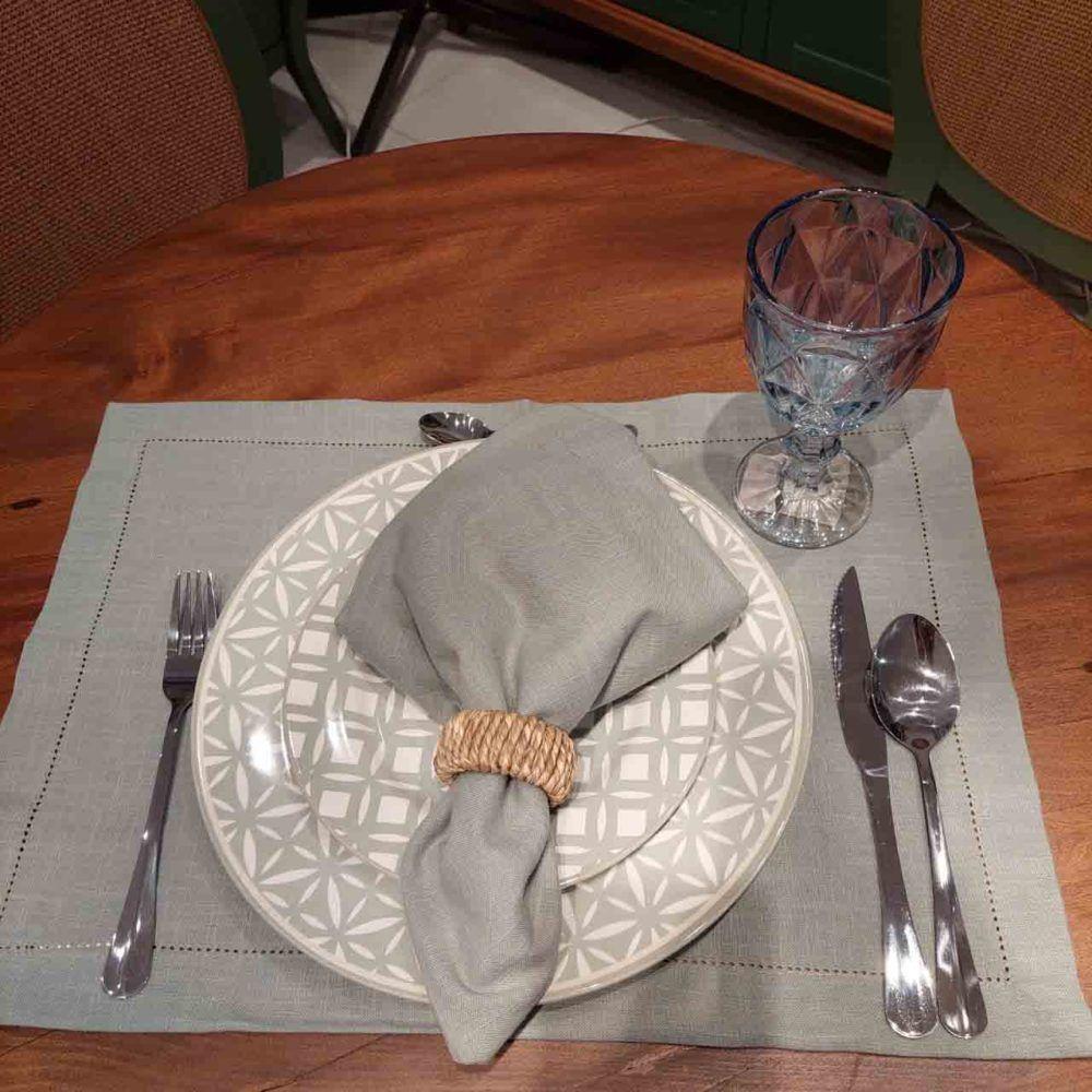 Jogo 10 Taças De Vidro Diamond Diamante Azul Metálico Para água 325ml Lyor - 7