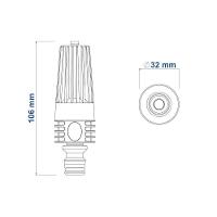 Esguicho Para Engate Rápido Tramontina Com Jato Regulável - Pote Com 34 Un. - 3