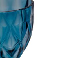 Jogo 4 Taças De Acrílico Azul Diamond Diamante Festa Piscina Plástico 330ml Lyor