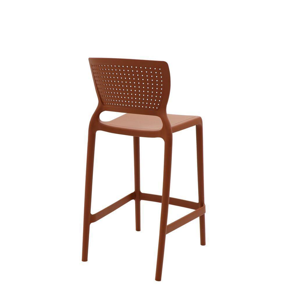 Cadeira Tramontina Safira Alta Residencia Em Polipropileno E Fibra De Vidro Amarela - 4