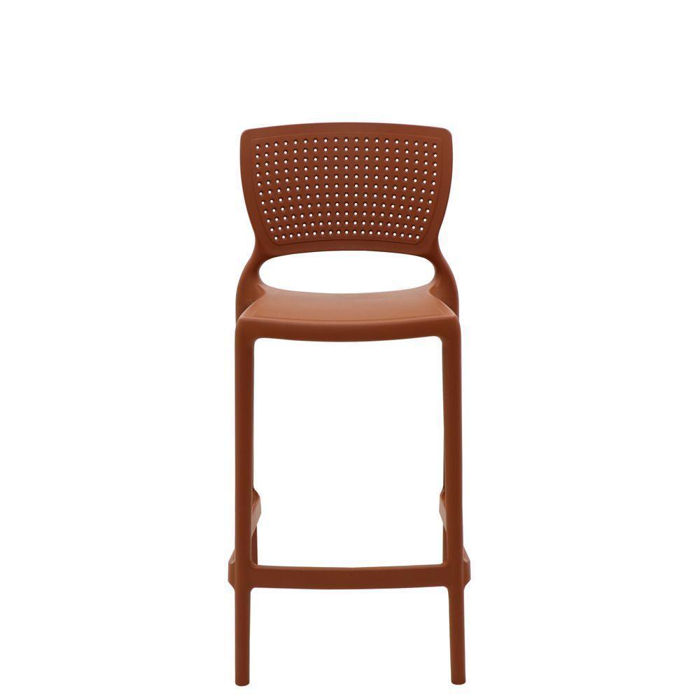 Cadeira Tramontina Safira Alta Residencia Em Polipropileno E Fibra De Vidro Amarela - 5