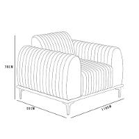 Kit Sofá 3 Lugares 180Cm Com Poltrona Molino Cru C-443 - 6