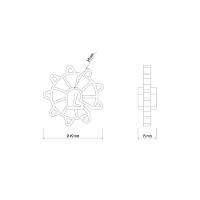 Espaçador Plástico Circular Tramontina 20 Mm Para Ferragens (saco Com 100 Un.) - 2