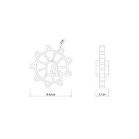 Espaçador Plástico Circular Tramontina 20 Mm Para Ferragens (saco Com 100 Un.) - 3