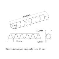 Tubo Espiral 1-2" Tramontina Branco 1 M - 2