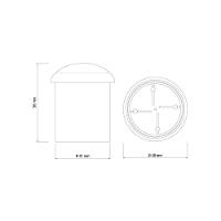 Protetor Plástico De Vergalhão Tramontina Para Ferragens (saco Com 50 Un.) - 2