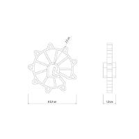 Espaçador Plástico Circular Tramontina 25 Mm Para Ferragens (saco Com 100 Un.) - 4