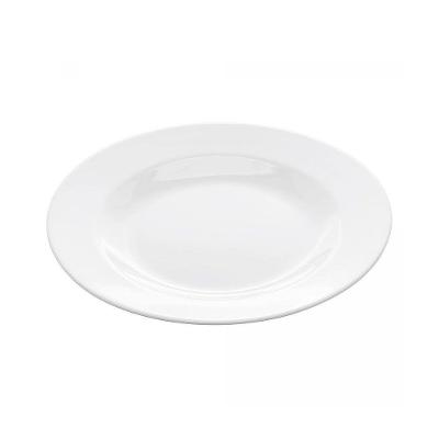 Jogo 4 Pratos Sobremesa Melamina Basic Branco Lyor 18cm