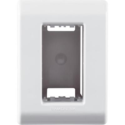 Kit 3 Caixa De Sobrepor 1 Posto Tramontina Lizflex Branca