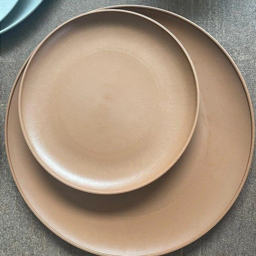 Jogo 8 Pratos Raso Em Fibra De Pinho E Pp Pine 27cm Wolff - 4