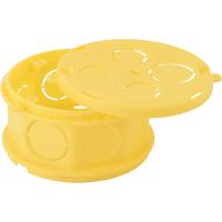 Caixa De Embutir Octogonal 4x4 Tramontina Amarela Com Fundo Móvel - 2