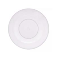Jogo 2 Pratos Raso De Melamina Basic Branco 25cm Lyor - 1