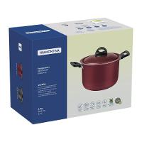 Espagueteira Em Alumínio Com Revestimento Interno E Externo Em Antiaderente Starflon Max Vermelho 22 - 3