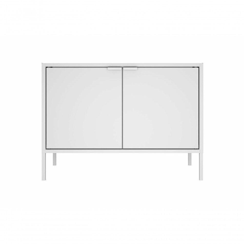 Balcão Baixo Multiúso Itatiaia Smart Portas Branco Matte - 2