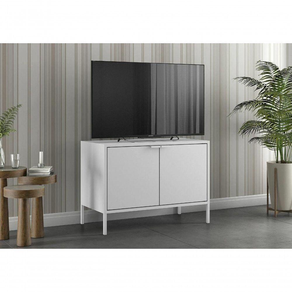 Balcão Baixo Multiúso Itatiaia Smart Portas Branco Matte - 5