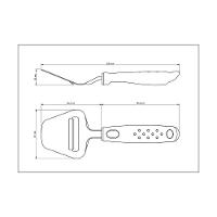 Cortador De Queijo Tramontina Utilita Em Aço Inox Com Cabo De Polipropileno Preto - 5