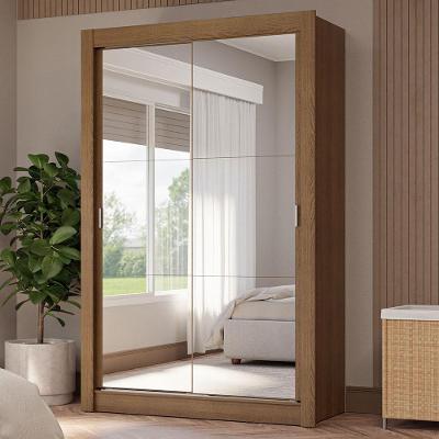 Guarda Roupa Solteiro Vivare Plus 2 Portas de Correr 4 Gavetas Rustic MDP Madesa