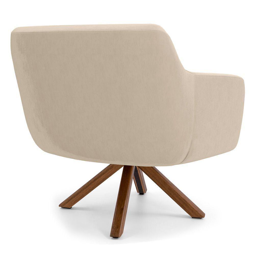 Kit 02 Poltronas Jade D02 Veludo Liso C-309 - 2