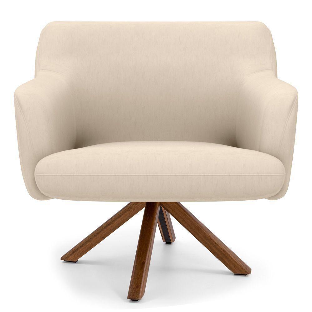 Kit 02 Poltronas Jade D02 Veludo Liso C-309 - 4