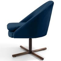 Kit 02 Poltronas Rafa D02 Veludo Azul Oxford C-304 - 5