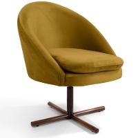 Kit 02 Poltronas Rafa D02 Veludo Mostarda C-279 - 7