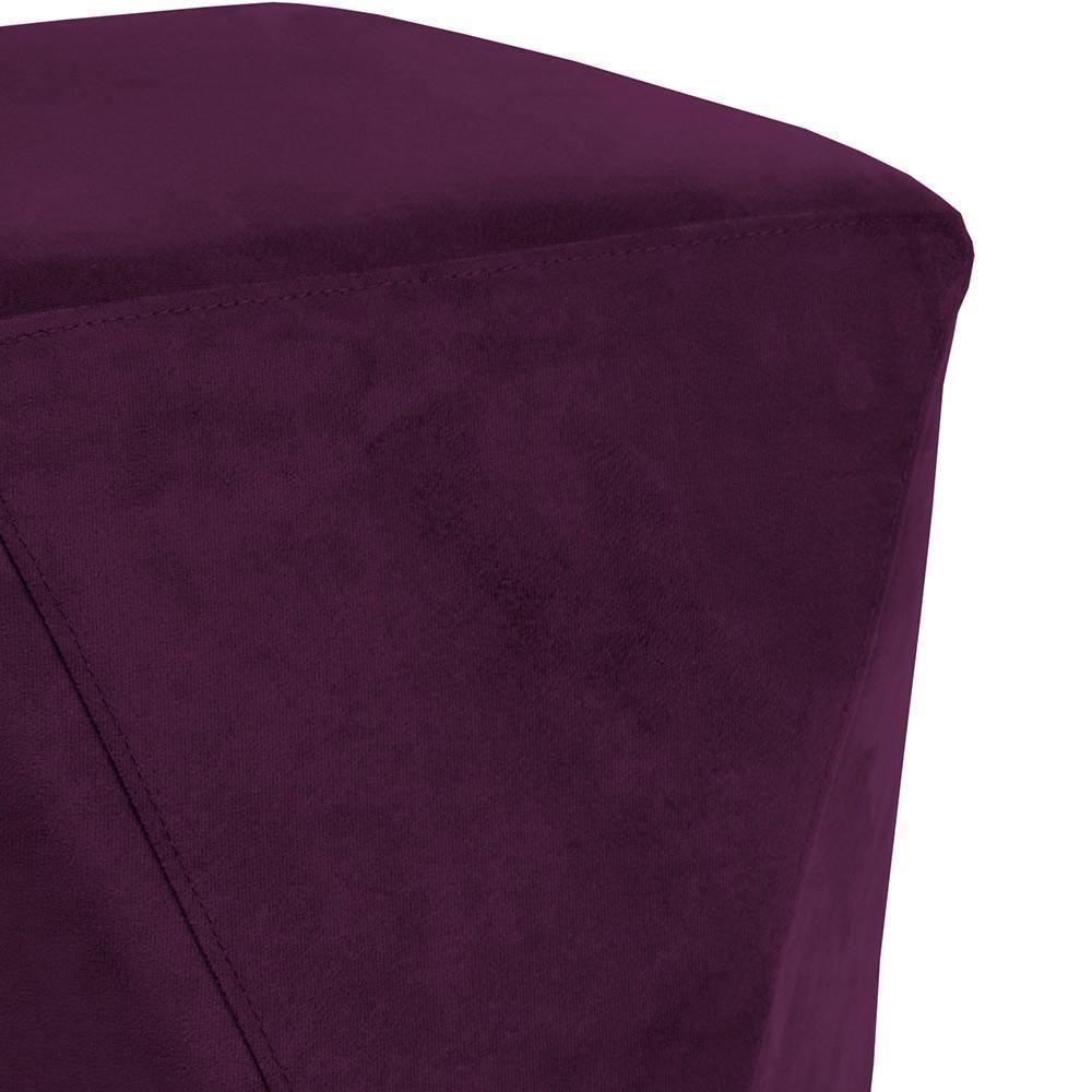 Kit 02 Puffs Ametista D02 Veludo Roxo Grape C-292 - 4