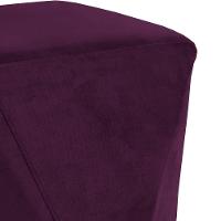 Kit 02 Puffs Ametista D02 Veludo Roxo Grape C-292