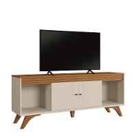 Rack Madrid 2 Portas Detalhe Ripado - Mavaular - 1