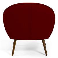 Kit 02 Poltronas Com Nina D02 Veludo Marsala C-278 - 2