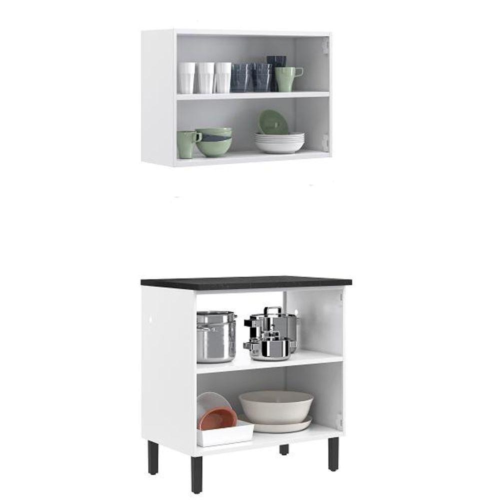 Paneleiro Itatiaia Em Aço Grafite Portas - 3