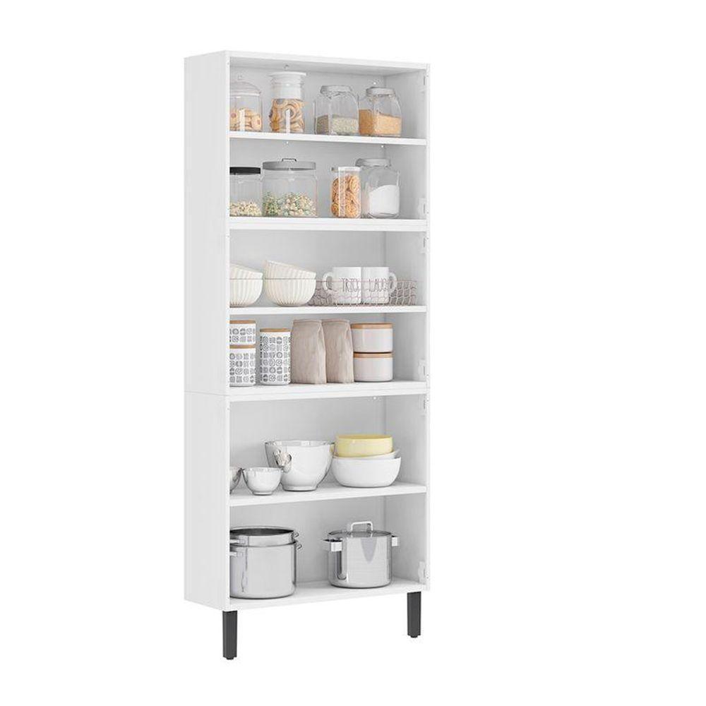 Paneleiro Itatiaia Em Aço Branco Portas - 2