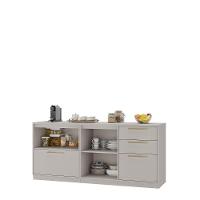 Conjunto Balcões De Cozinha Itatiaia Madeira Fendi Essence