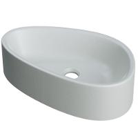 Cuba De Apoio Gota Para Banheiro Lavabo C01 Bg43w Cinza Matte Fosca - Lyam - 1