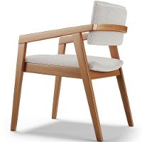 Kit 06 Cadeiras Para Sala De Jantar Estar Living Giorgia B04 Bouclê Cru - Lyam Decor - 2