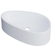 Kit 02 Cubas De Apoio Gota Para Banheiro Lavabo C01 Bg43w Branca Matte Fosca - Lyam - 2