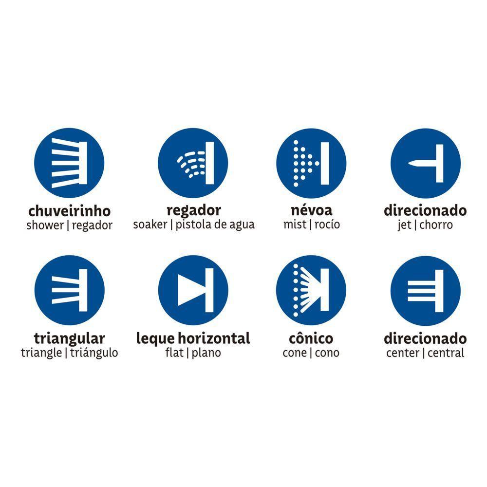 Hidropistola Multifunção Para Engate Rápido Tramontina Com Cabo Metálico - 7
