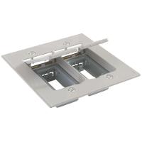 Tampa 2 Postos 4x4 Para Piso Tramontina Modular Cinza - 2