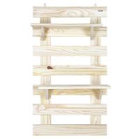 Painel Floreira Tramontina Vertical Em Madeira Maciça Com Duas Prateleiras - 5