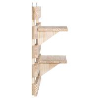 Painel Floreira Tramontina Em Madeira Maciça Com Duas Prateleiras - 1