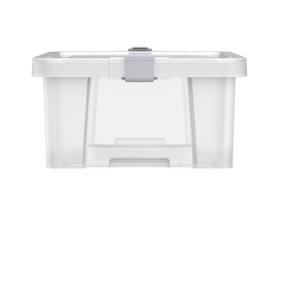 Caixa Organizadora Tramontina Office Em Polipropileno Transparente 17 L - 2