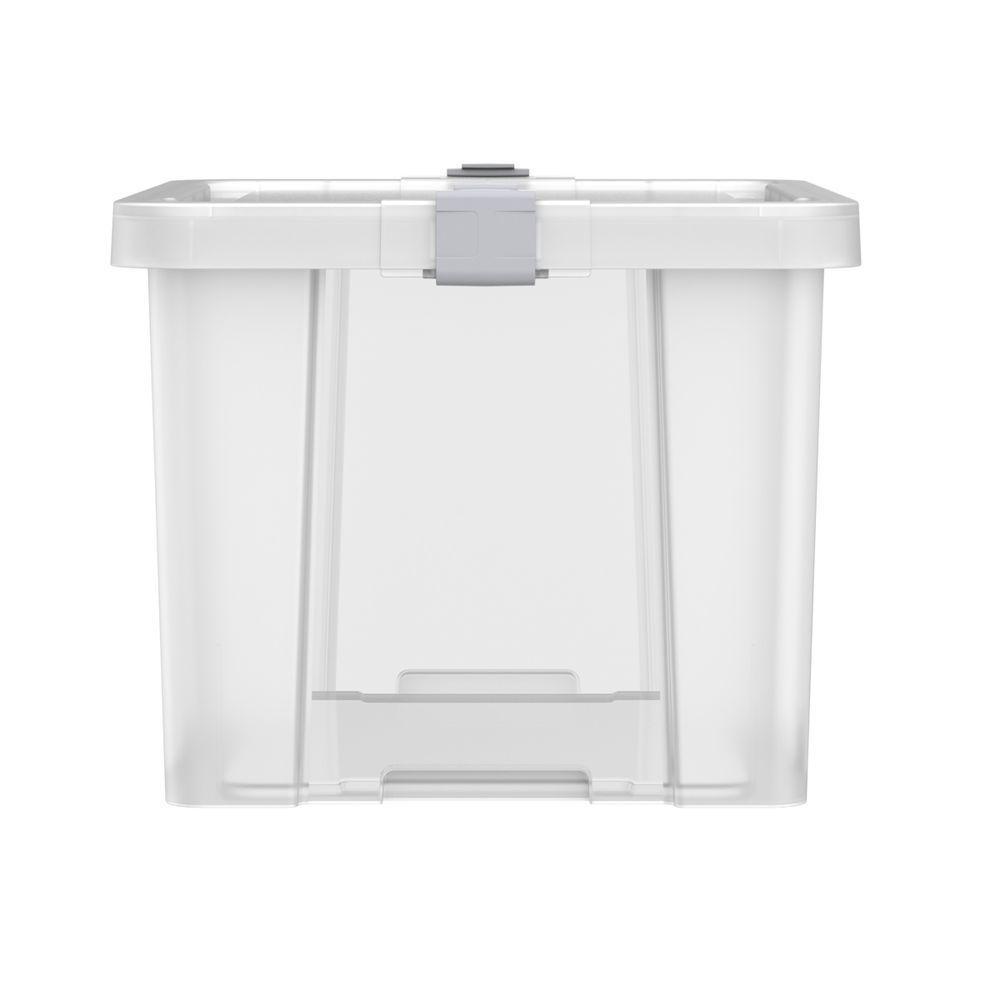 Caixa Organizadora Tramontina Office Em Polipropileno Transparente 30 L - 2