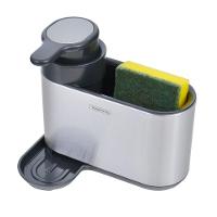 Suporte De Esponja Com Dosador De Sabão Tramontina Em Plástico Abs E Aço Inox - 2