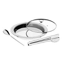 Kit Para Servir Tramontina Ciclo Redondo Em Aço Inox 3 Peças - 1