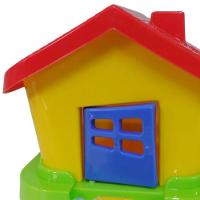 Casinha Kids Didática Com Formas Geométricas De Encaixe Cor Amarelo - 2