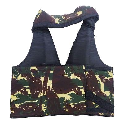Colete De Cachorro Pet Salva Vidas Tamanho G Acima De 10kg Cor Camuflado