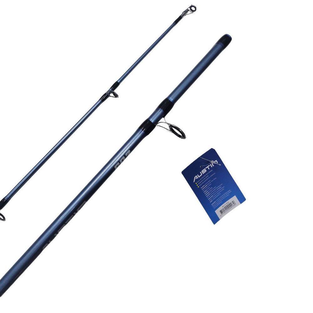 Vara De Molinete Austin Pesca Pesqueiro Rio Mar 60lb Tamanho 2,40m - 5