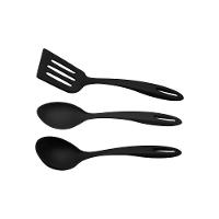 Jogo De Utensílios Tramontina Ability Em Nylon Preto 03 Peças - 1