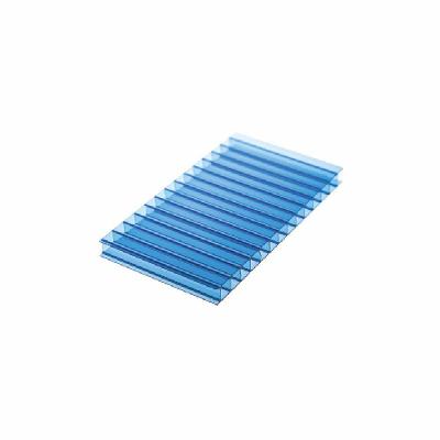 Chapa De Policarbonato Alveolar Azul 6mm 2,10m X 6,00m