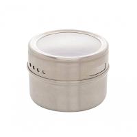 Conjunto Porta Tempero 6 Peças Inox Suporte Magnético - Lyor - 3