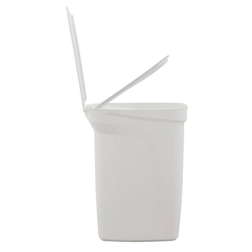 Lixeira Tramontina Compact 10l Branco Com Haste Em Aço - 2